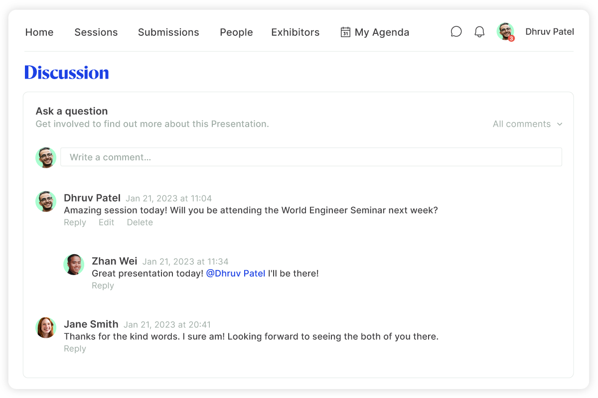research discussion section 